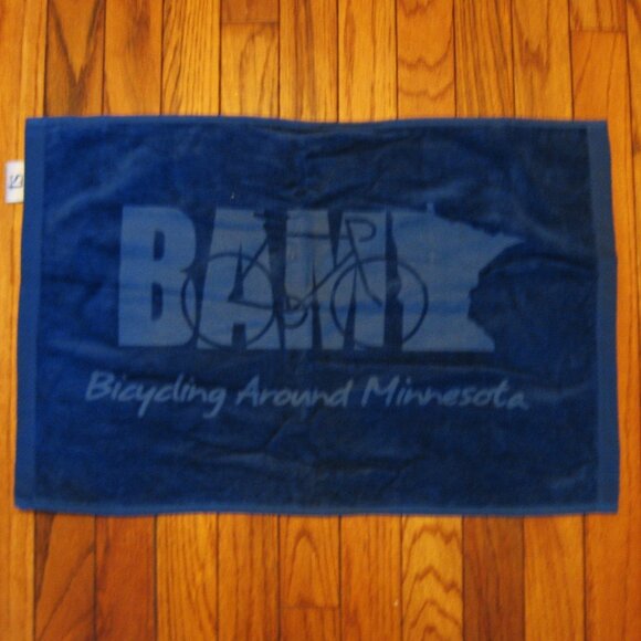 BICYCLING AROUND MINNESOTA TOWEL - Picture 1 of 1